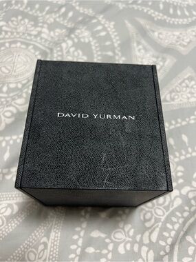David Yurman Black Leather-Look Accessory Box